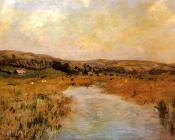 克劳德 莫奈 : The Valley of the Scie at Pouville